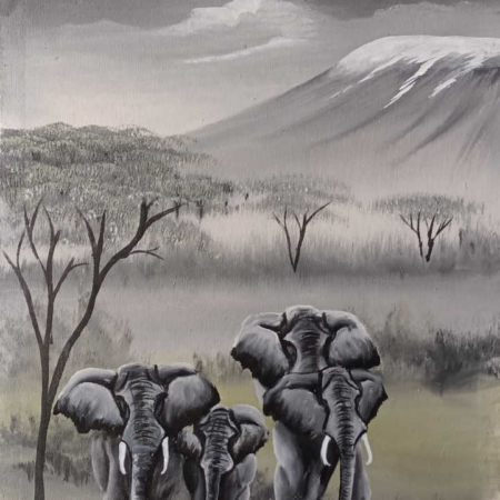 tsavo-elephants-black&white